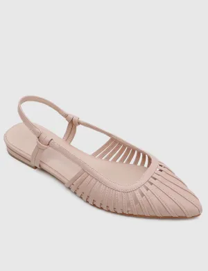 Kym Pointed Toe Flats (Pink)