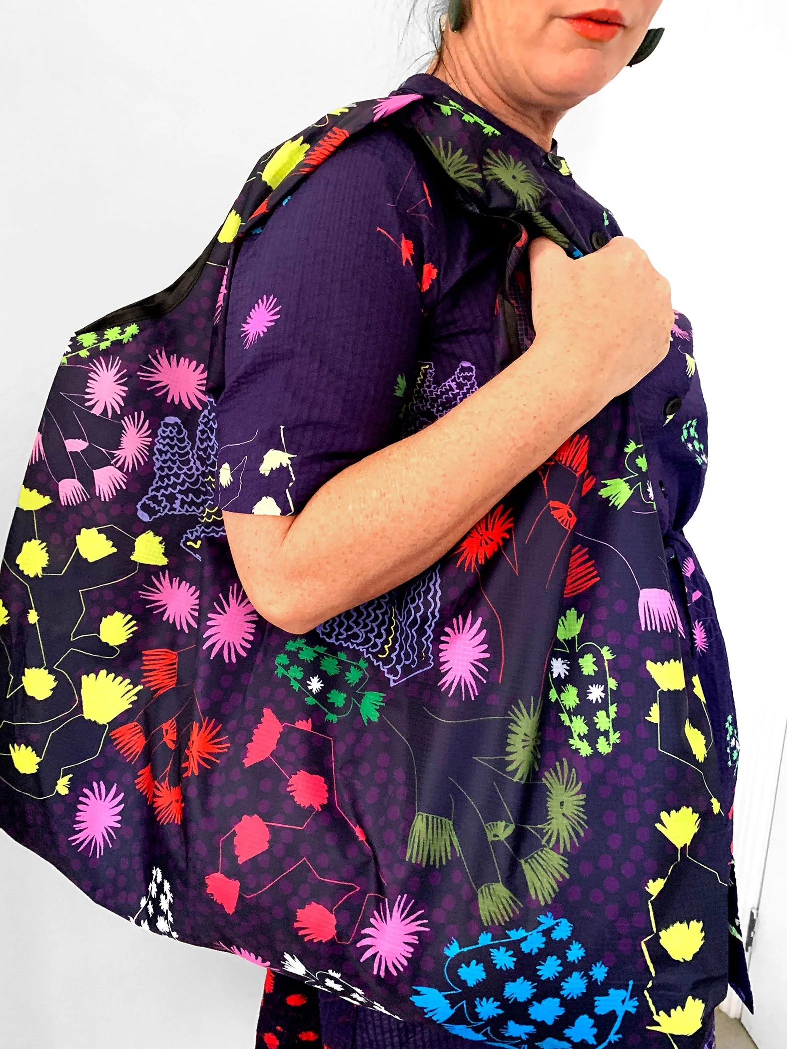 LAST ONE! Orchid Cacti Glow Dress (Large)