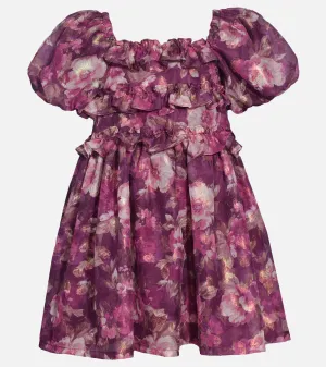 Lea Chiffon Puff Sleeve Dress