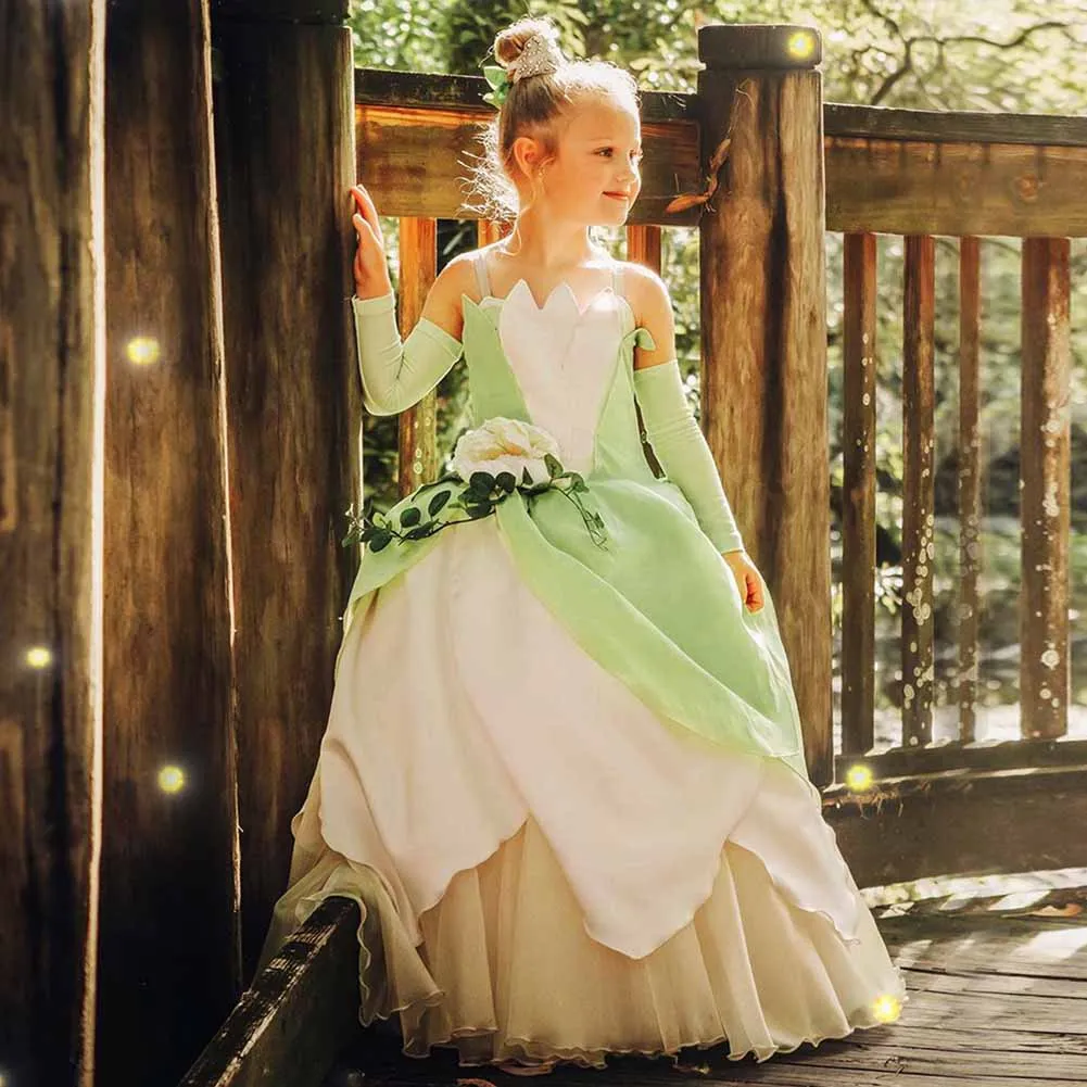 Little Girl Cosplay Princess Dress Gala Prom Halloween Gown