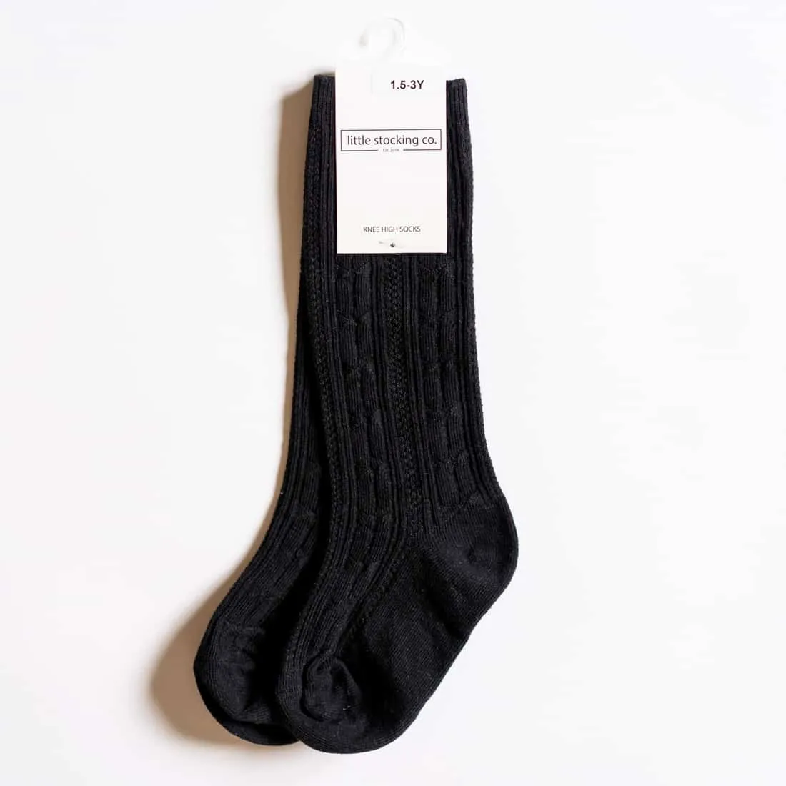 Little Stocking Co. Black Knee High Socks