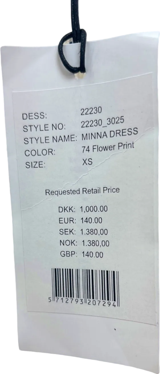 Lollys Laundry Cream Minna Dress UK XS