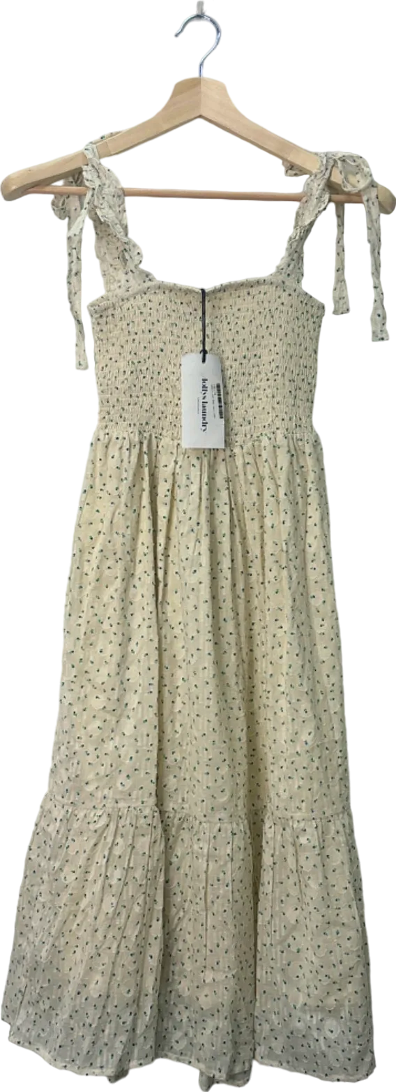 Lollys Laundry Cream Minna Dress UK XS