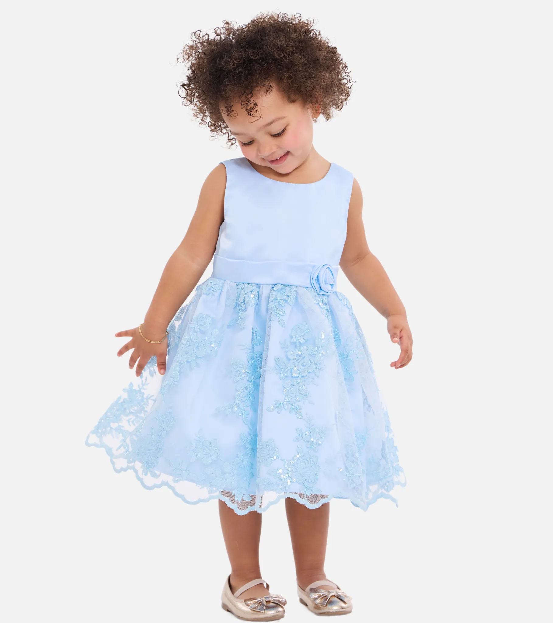 Lucia Embroidered Party Dress