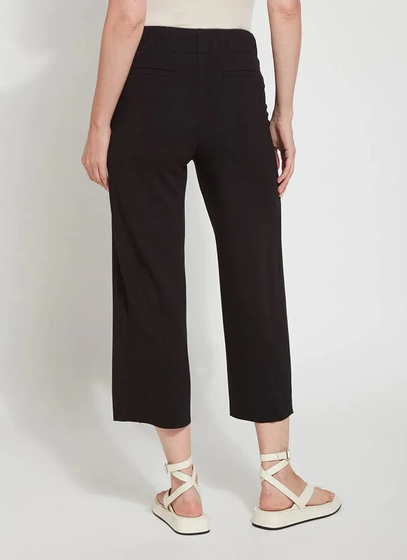 Lysse - Leila Crop Relaxed Wide Leg Pant - Black