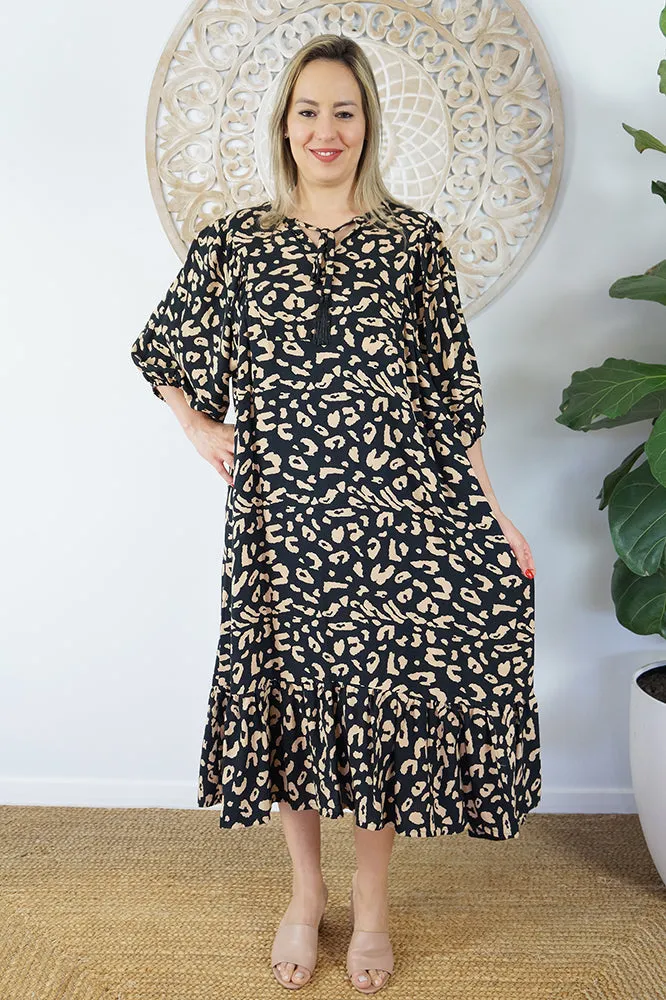 Maddie Dress "Walnut"
