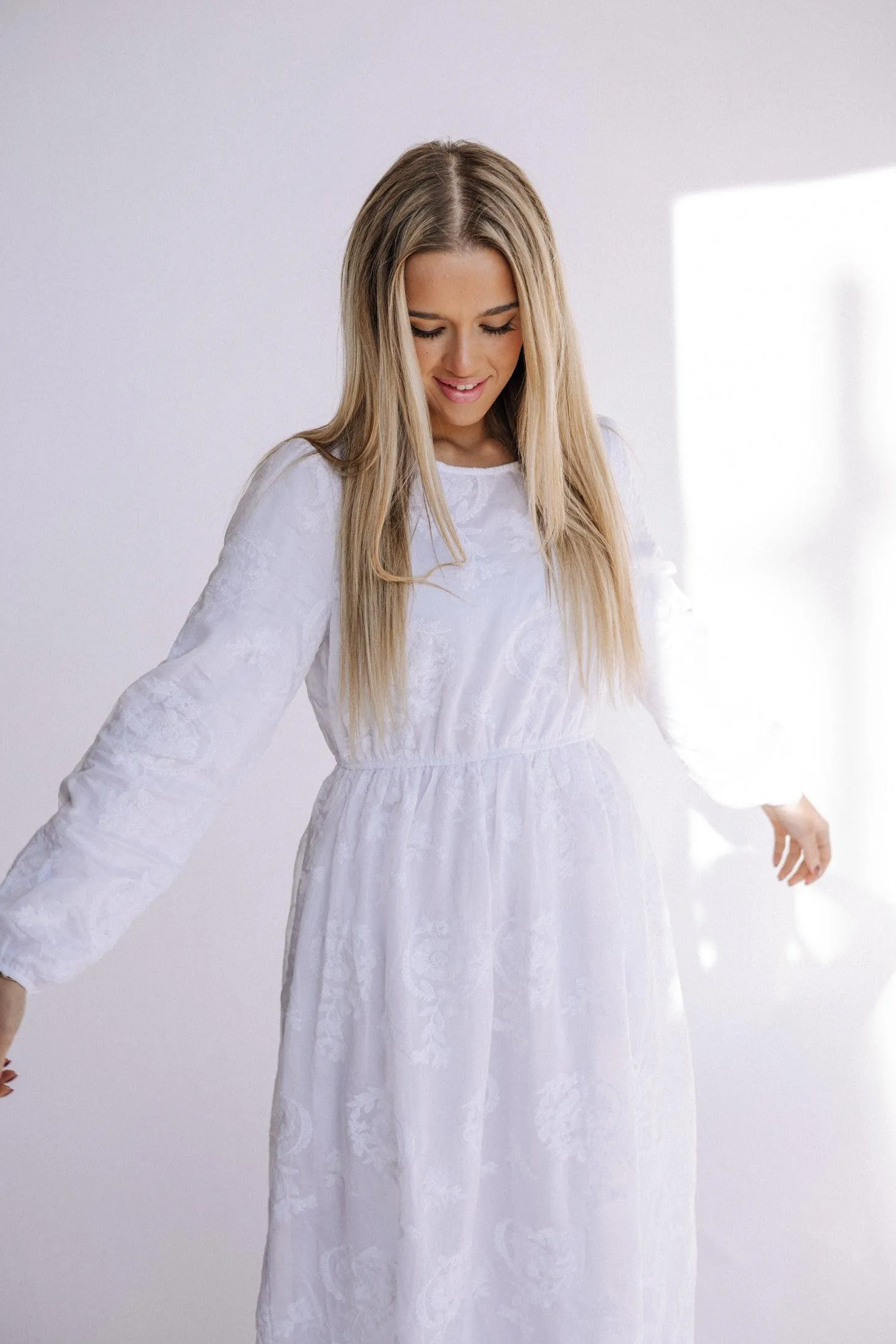 Marissa LDS Temple Dress