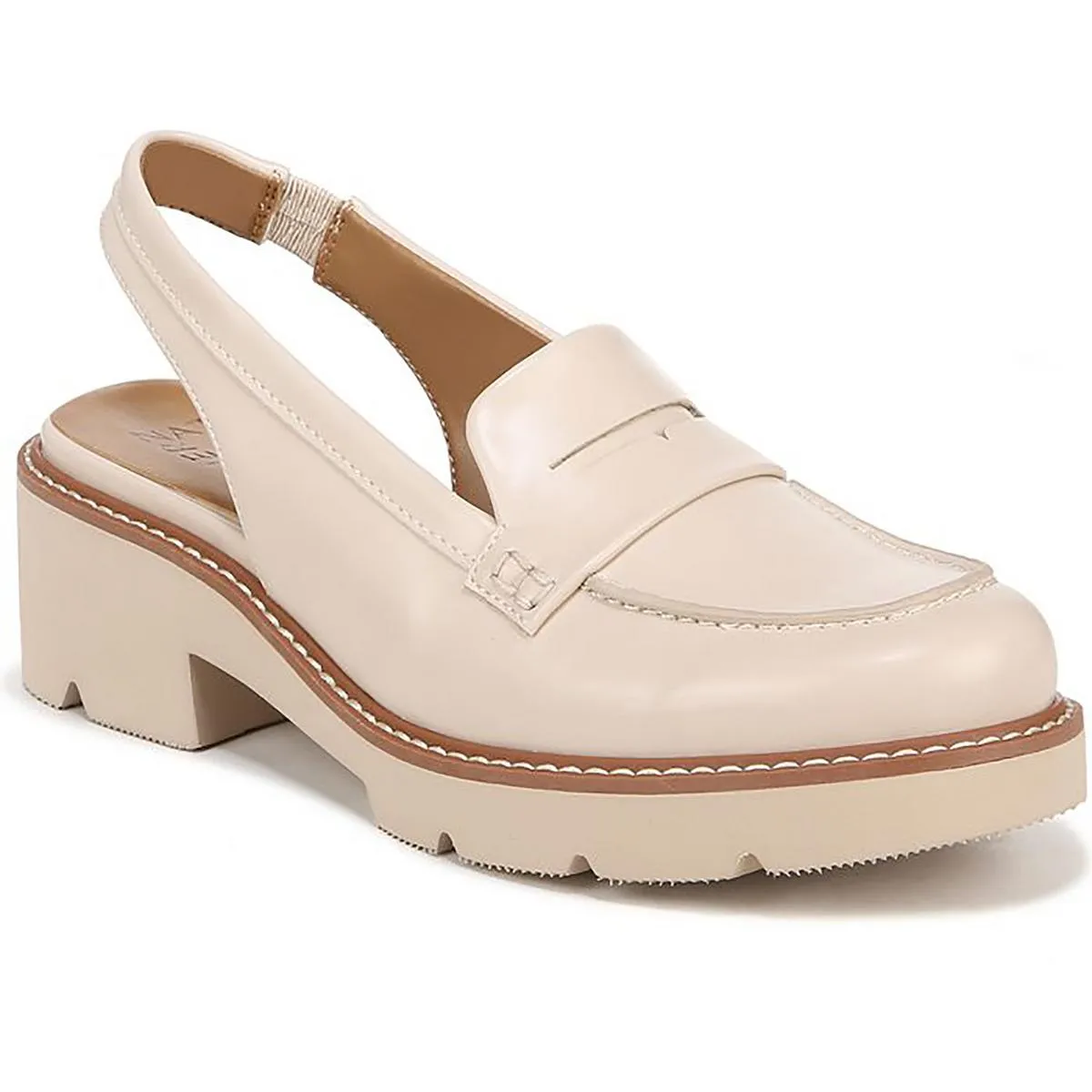 Naturalizer Womens Darry Slingback Patent Slingback Loafers