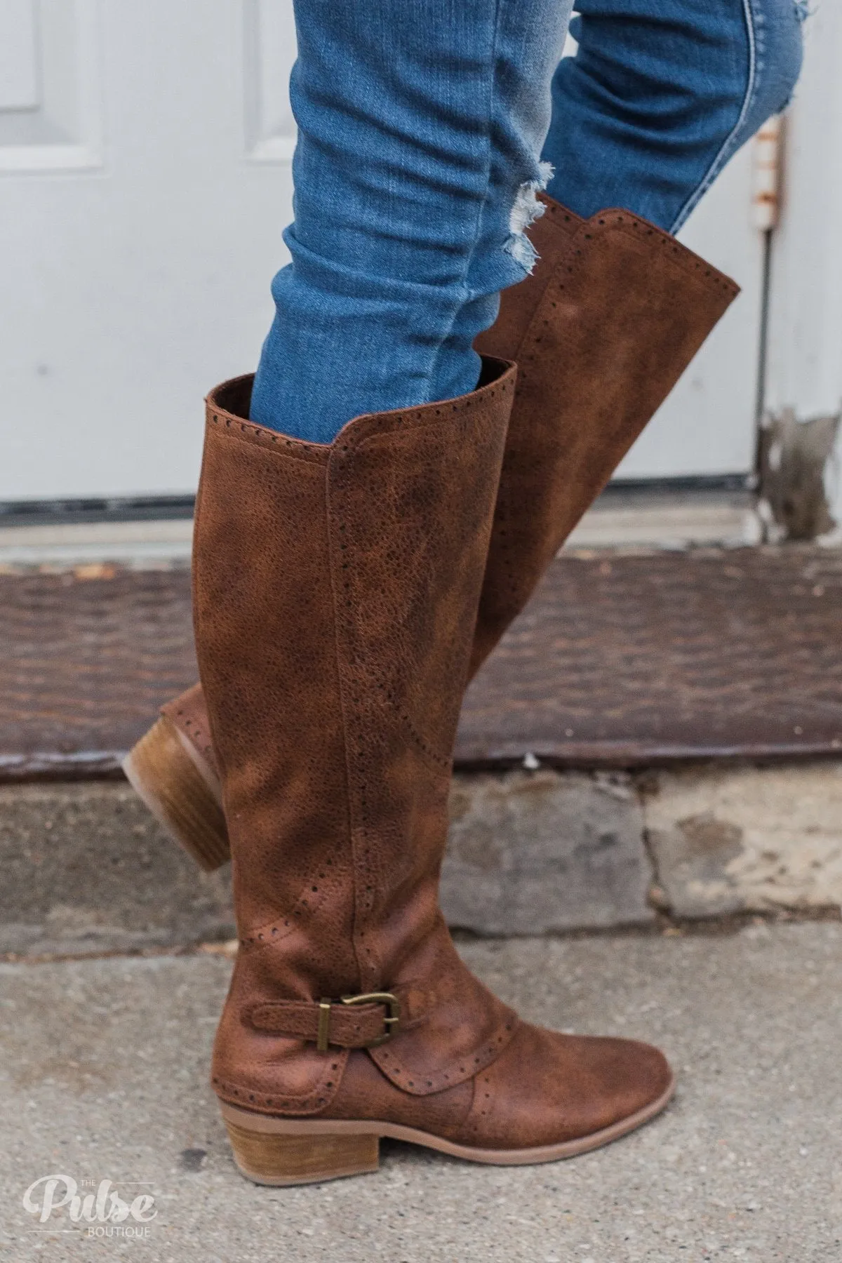 Not Rated Yuriko Boots- Tan