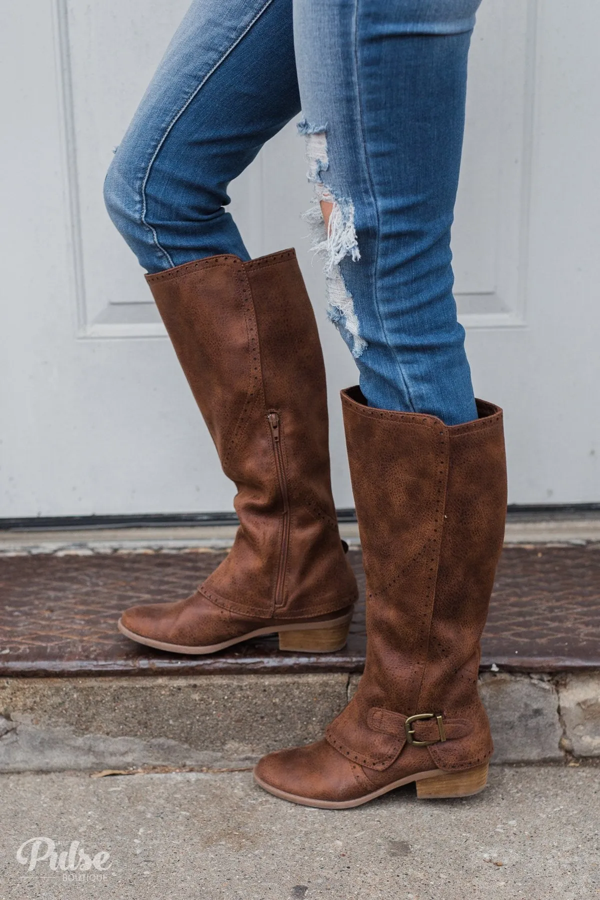 Not Rated Yuriko Boots- Tan