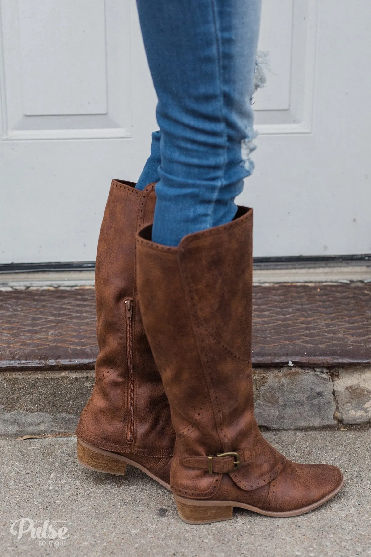 Not Rated Yuriko Boots- Tan