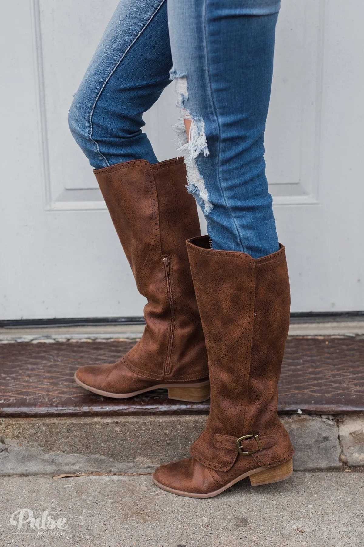 Not Rated Yuriko Boots- Tan