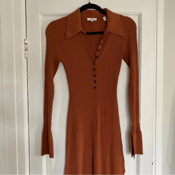 NWOT A.L.C. Lance polo-collar dress Small