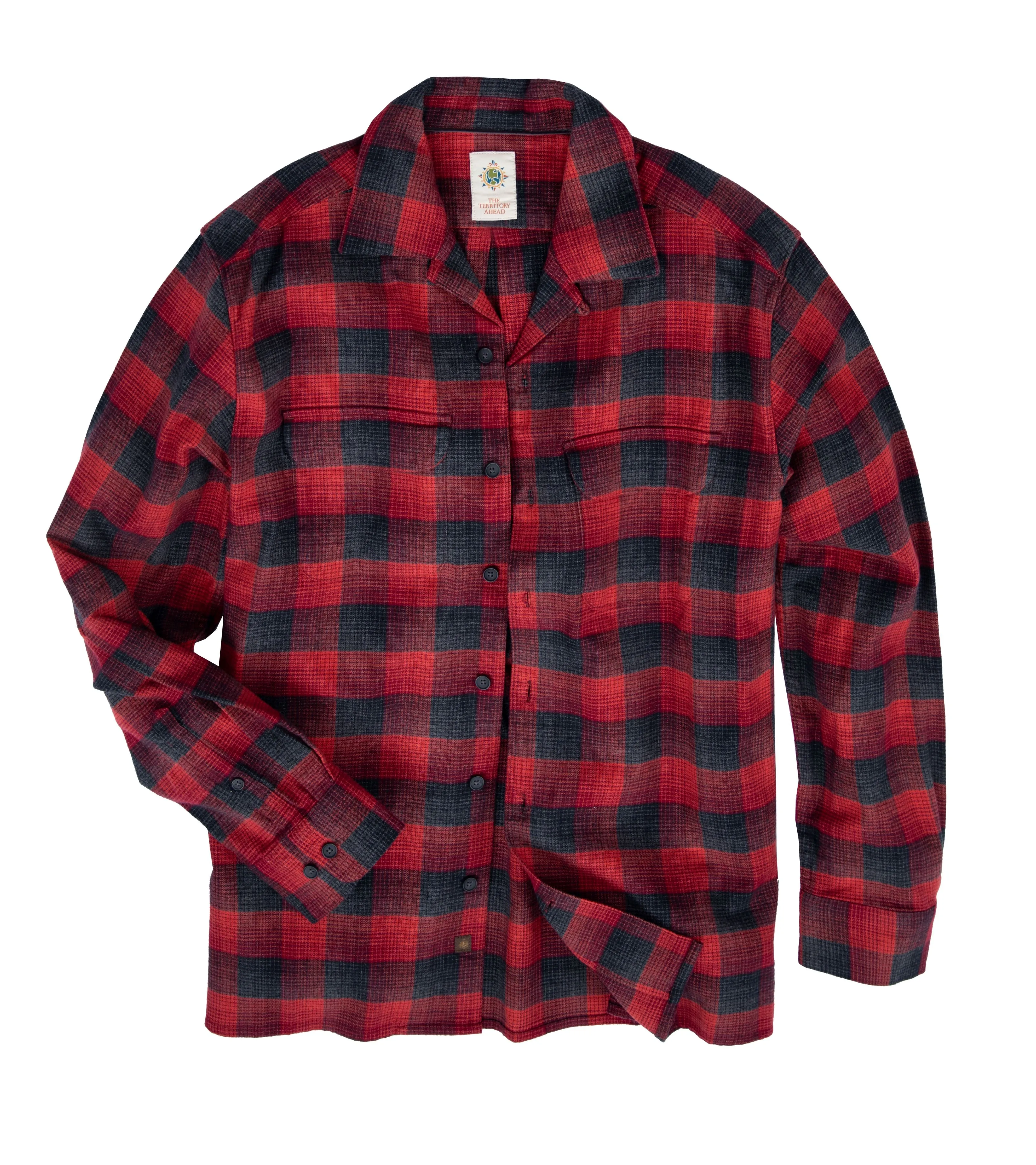 Ombre Buffalo Check Shirt - Tall
