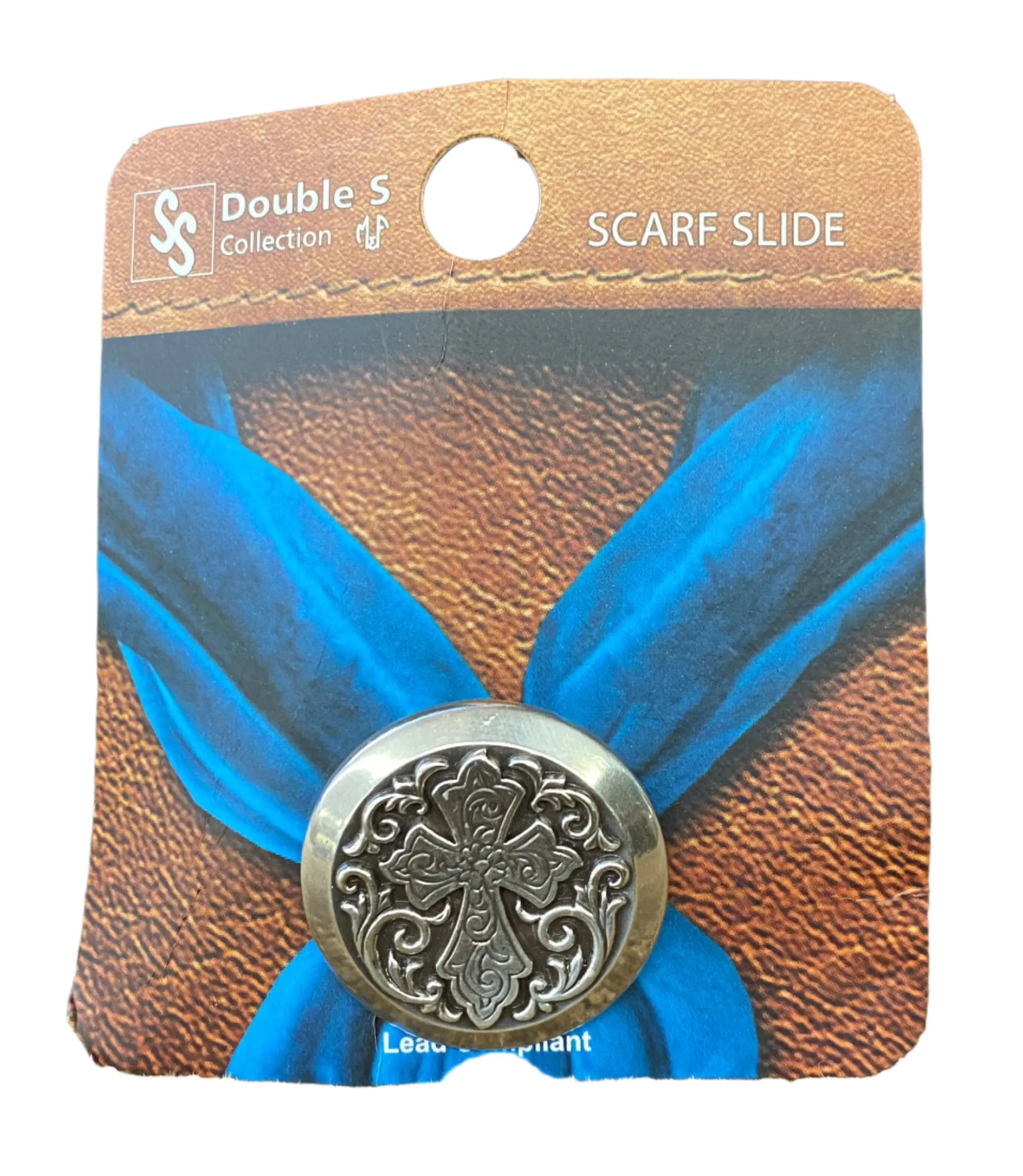 Paisley Cross Scarf Slide
