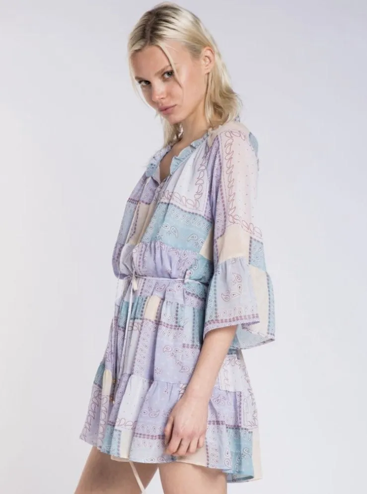 Paisley Patch Dress