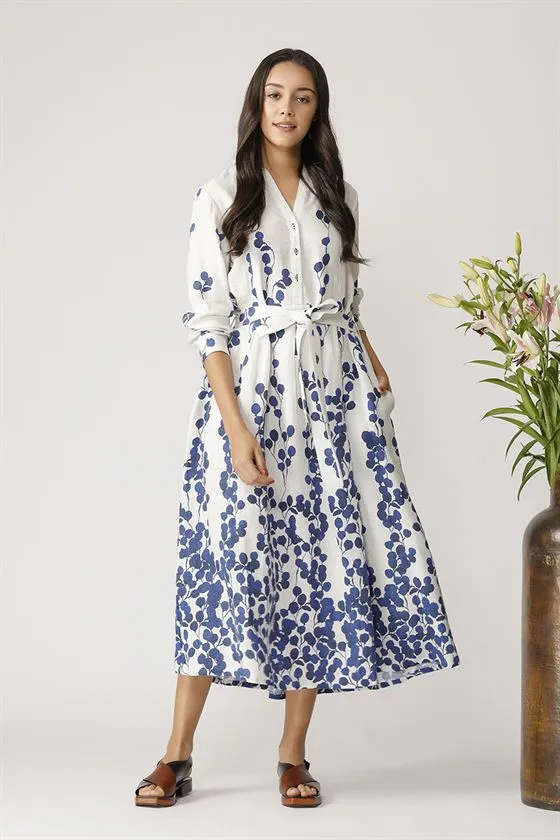 Payal Pratap   II   Morning Glory Scarlet Ivy Dress