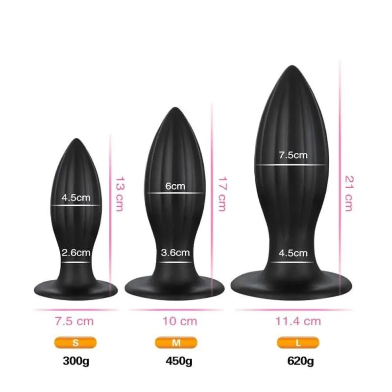 Plug Anal XL pointed beige M