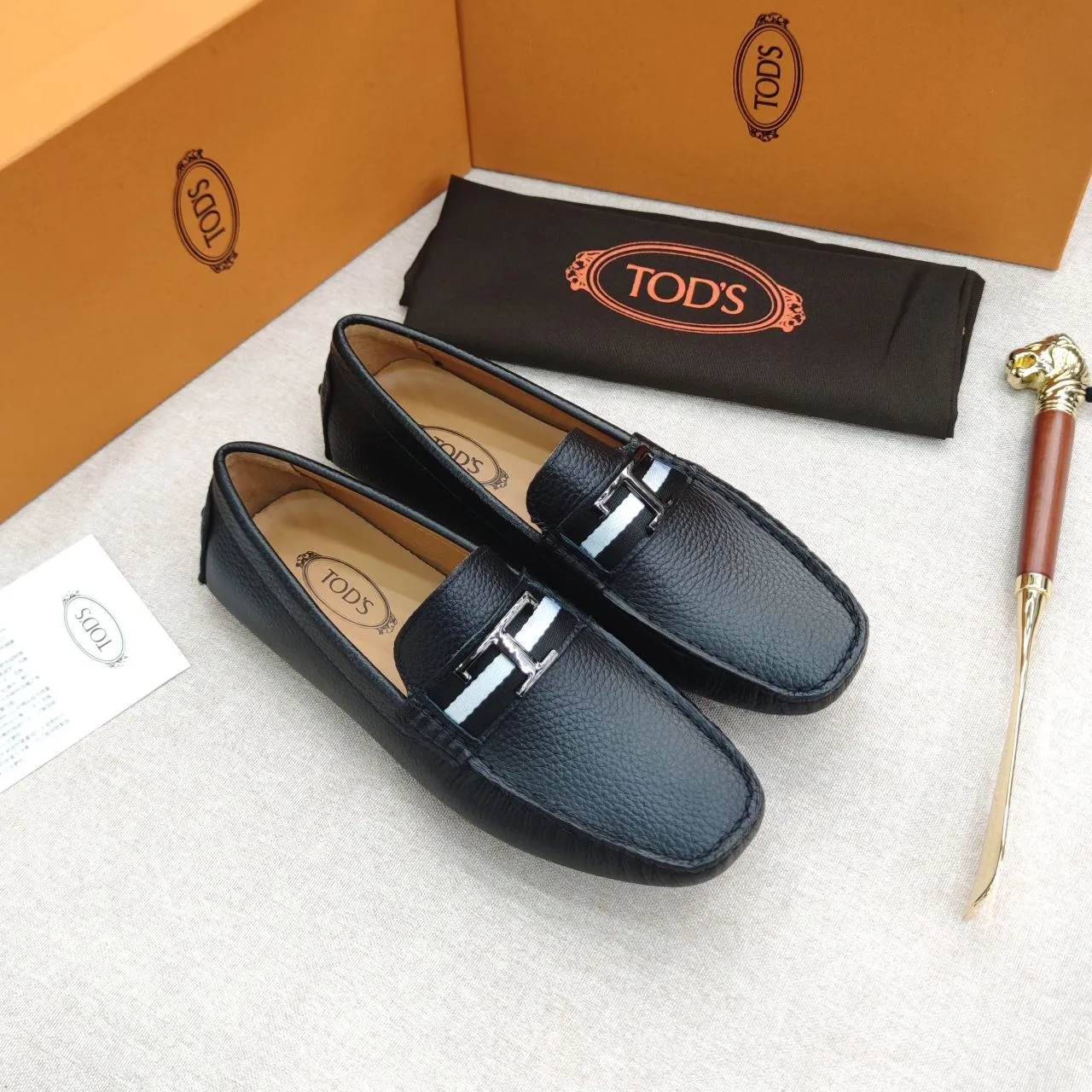 Premium Initial T Logo Loafers  For men