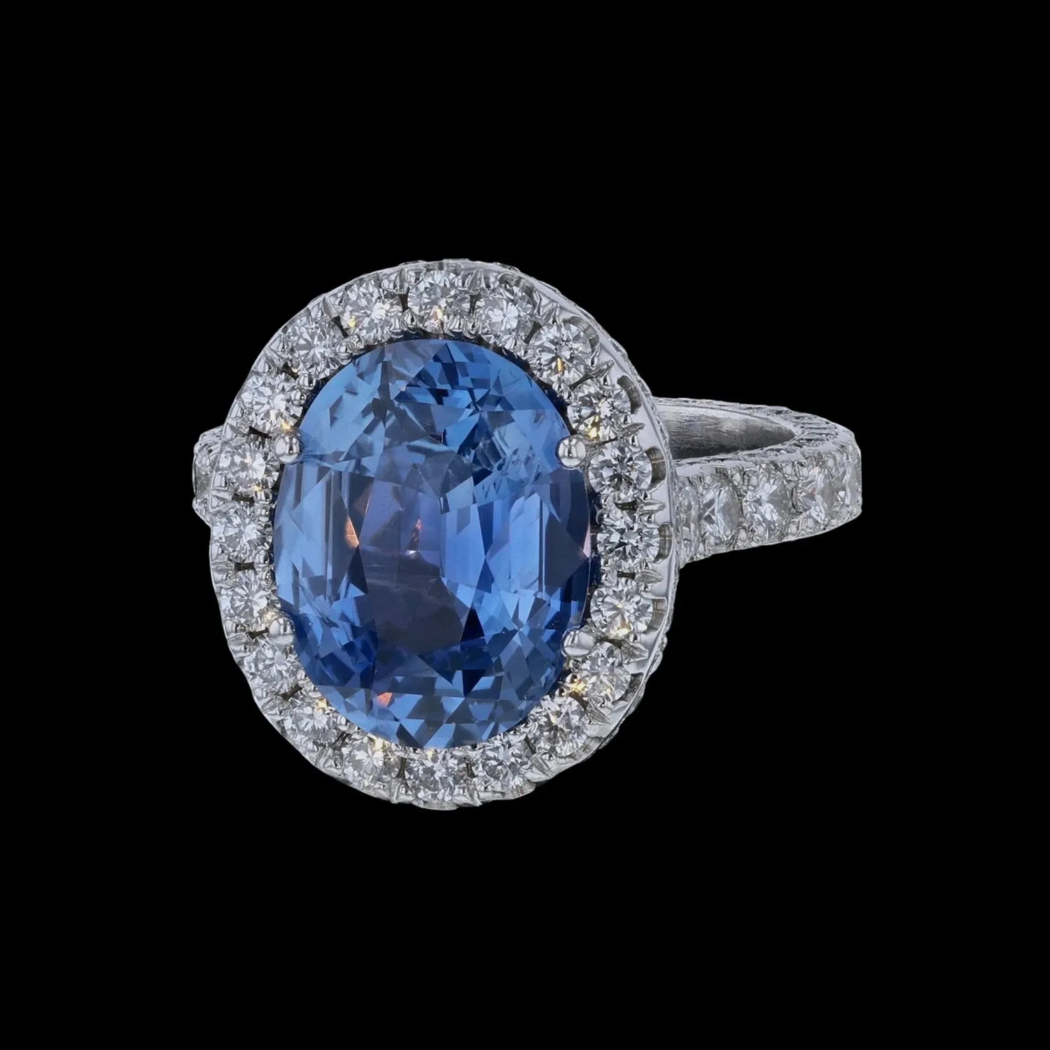 Ring Slide Oval Sapphire 6.29