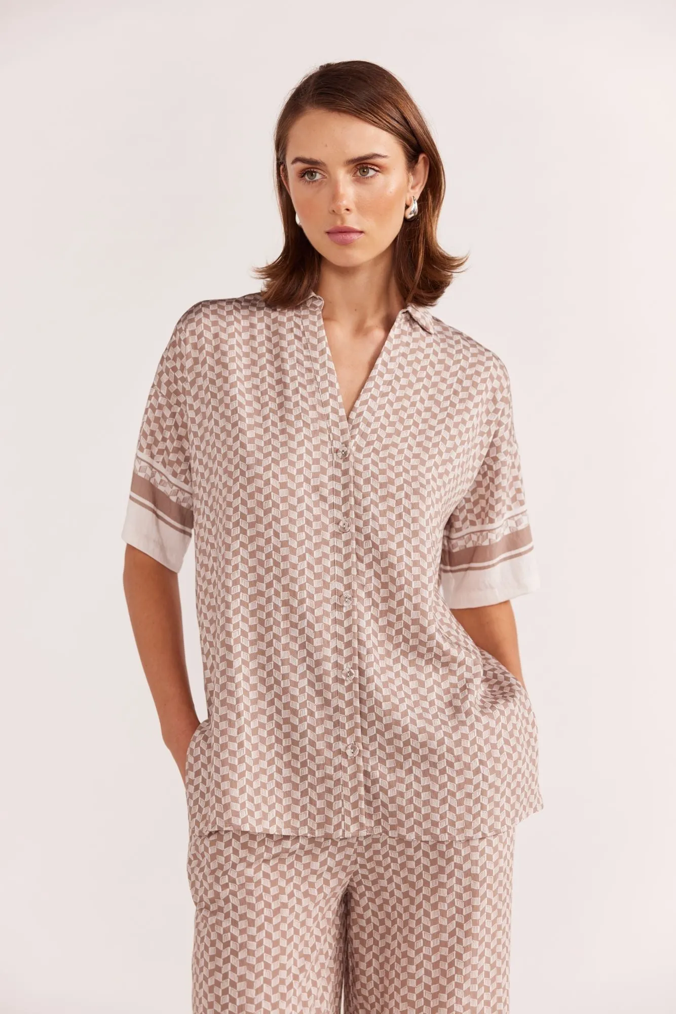Soleil Resort Shirt | Beige