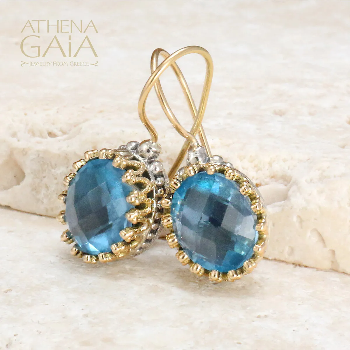 Tall Crown Earrings
