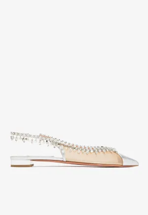 Temptation Crystal-Embellished Flats