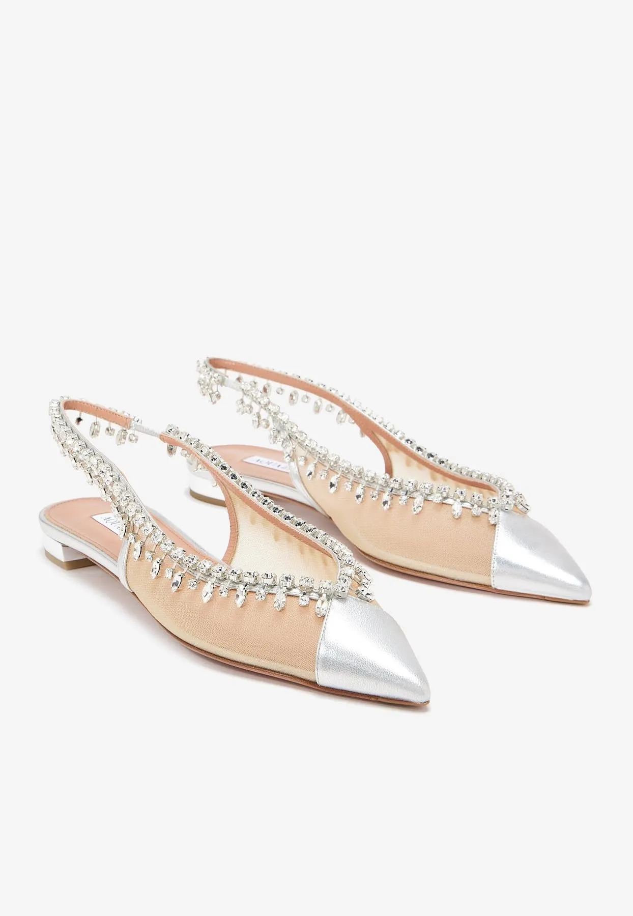 Temptation Crystal-Embellished Flats