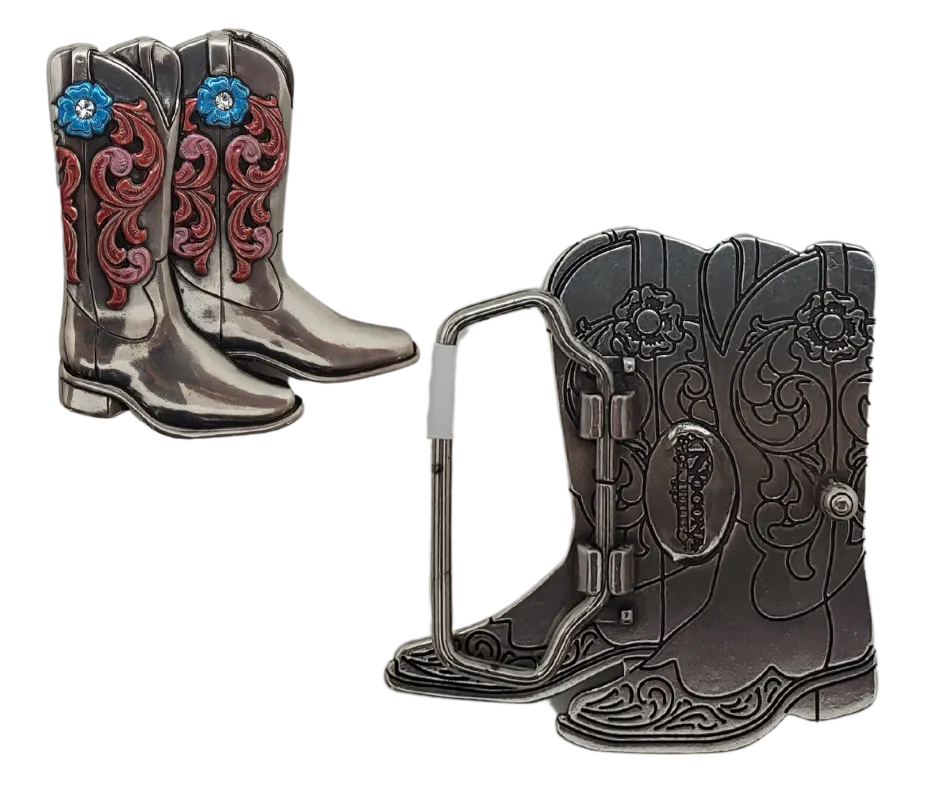 The "Retro Boots" Belt Buckle