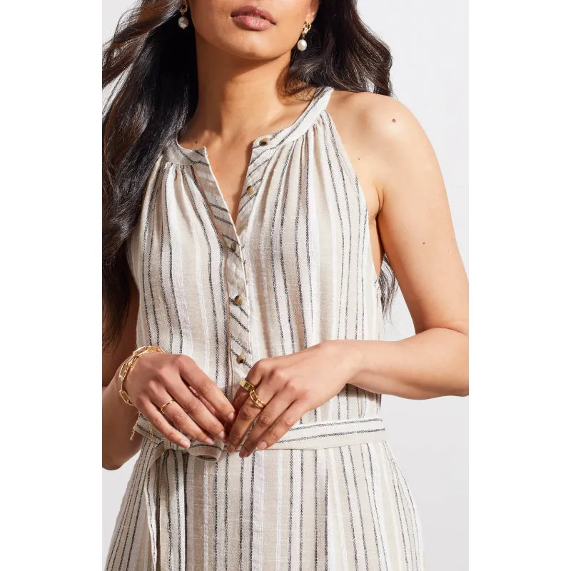 Tribal Halter Maxi Dress w/ Removeable Sash