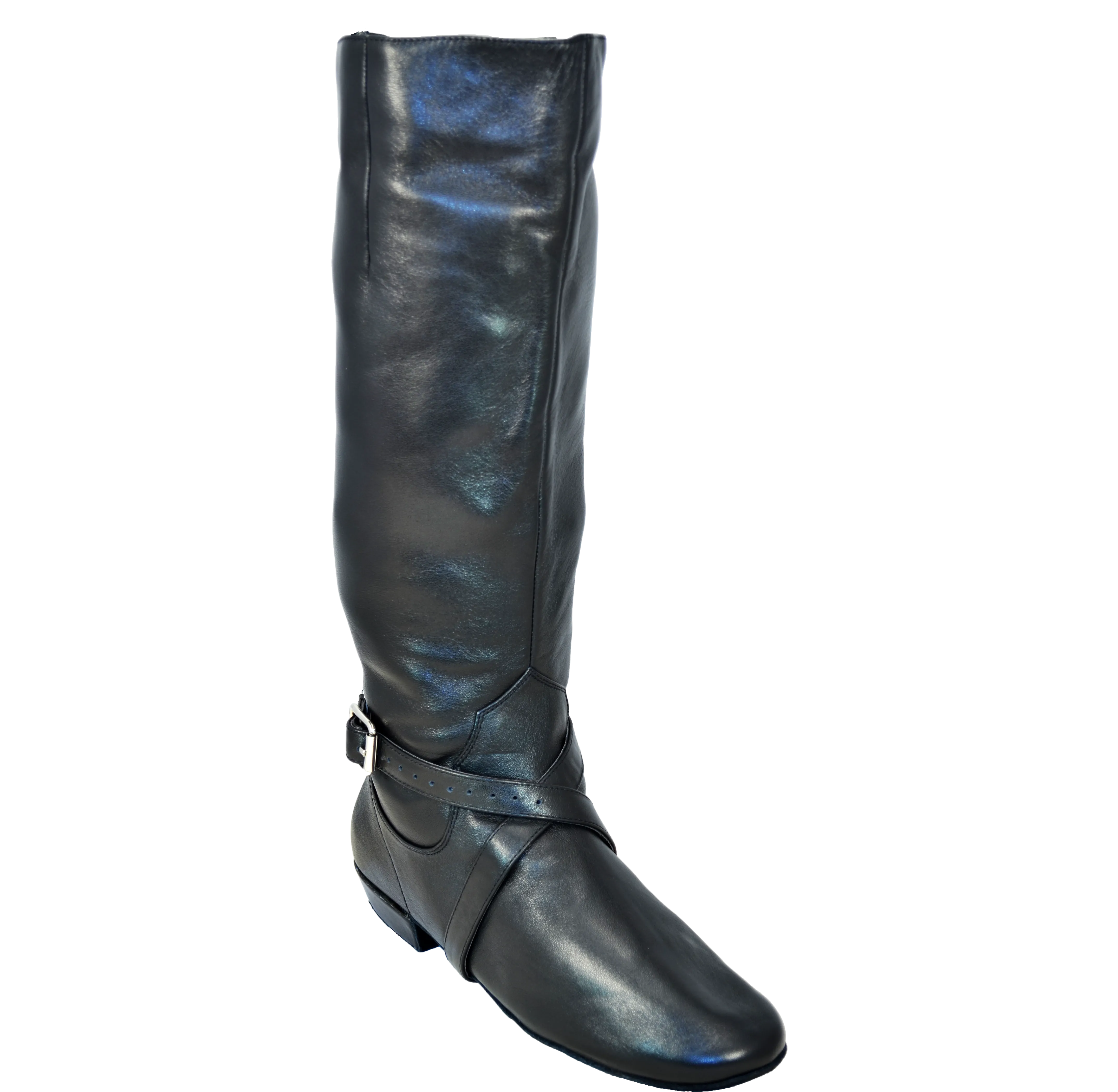 Ultimate Fashion Boot - Tall Lacey - Black Leather