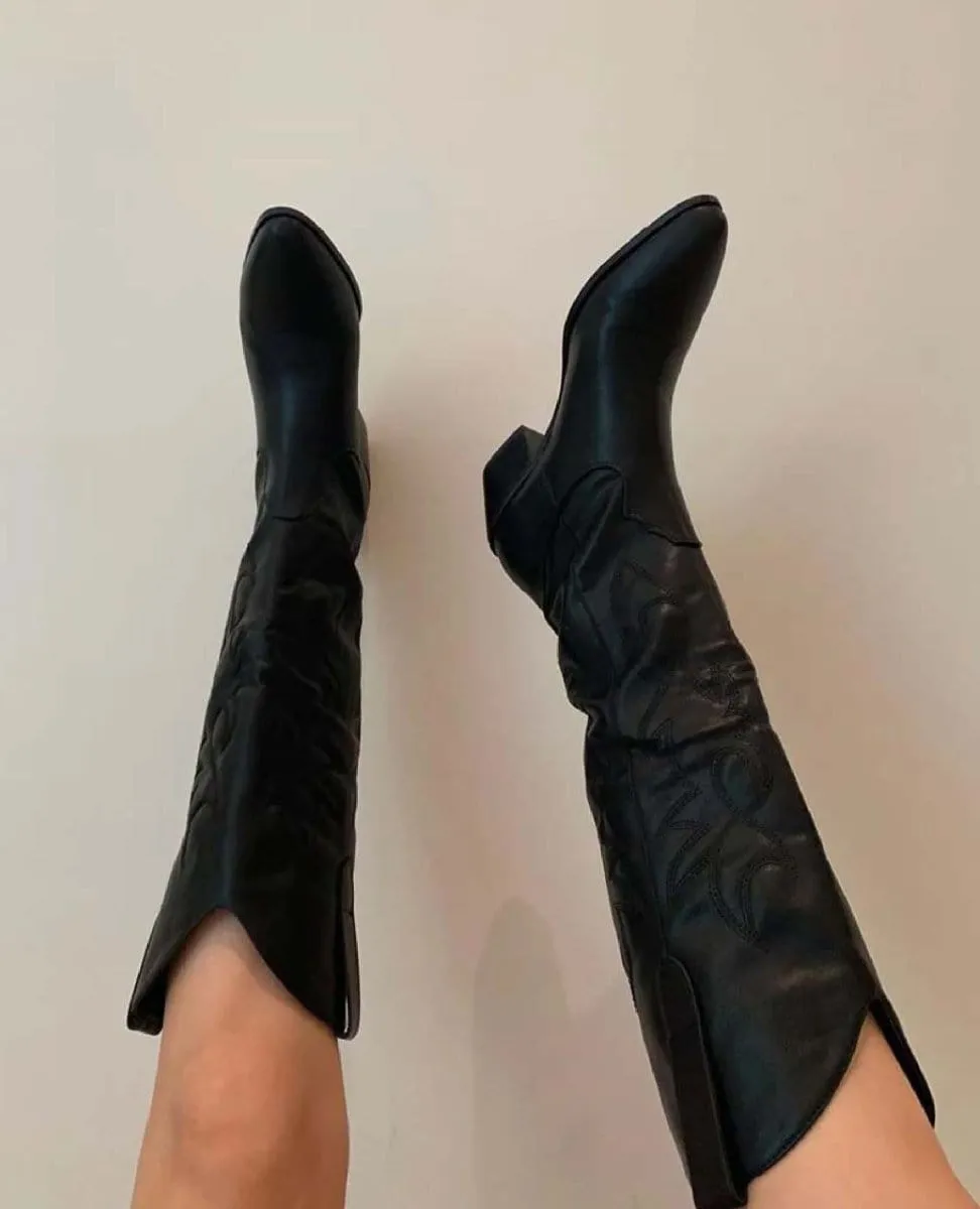Urson Tall Black Boot