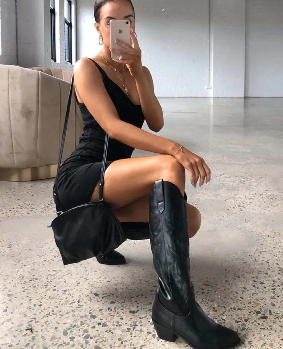 Urson Tall Black Boot