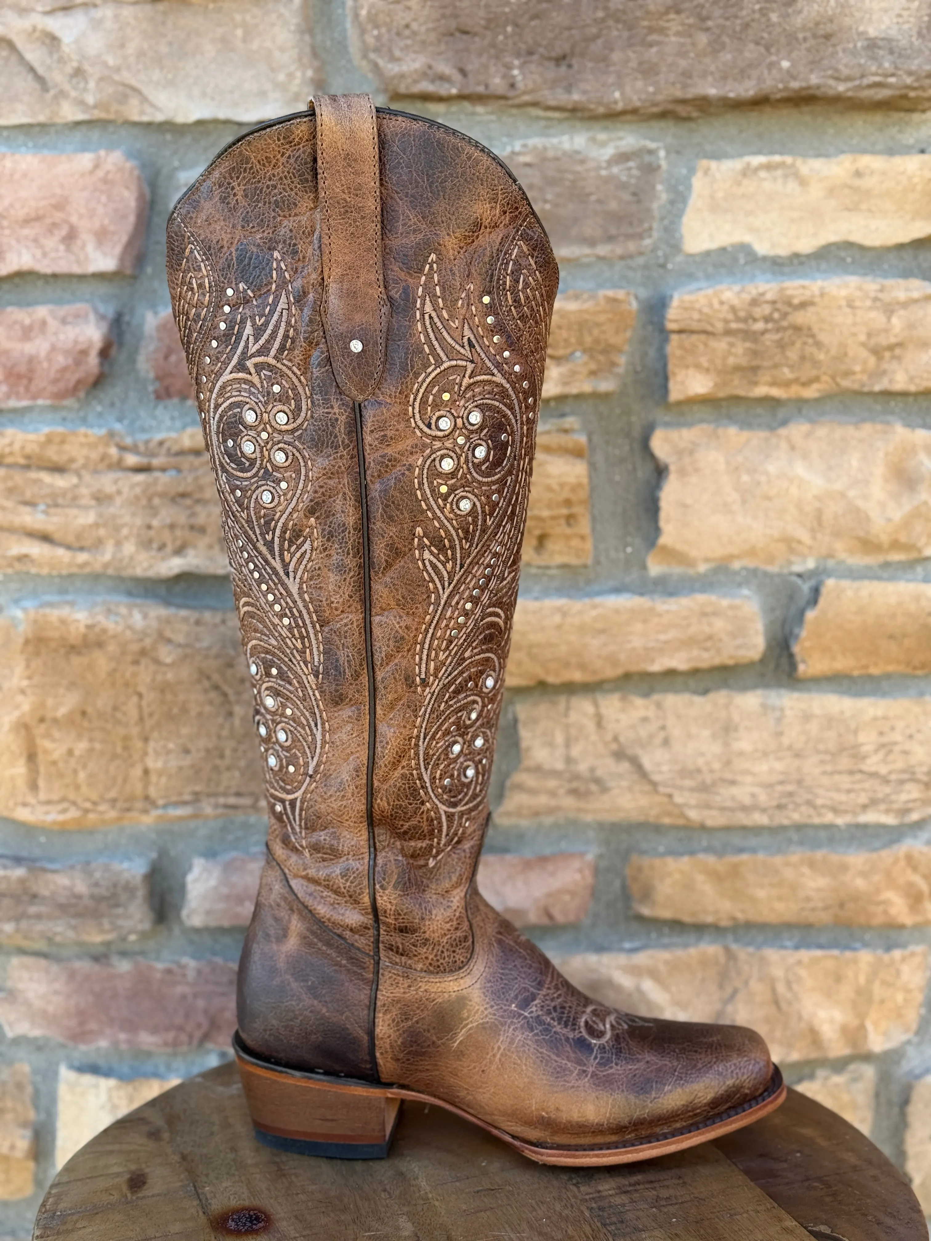 Women's Honey Tall Top Boots Square Toe