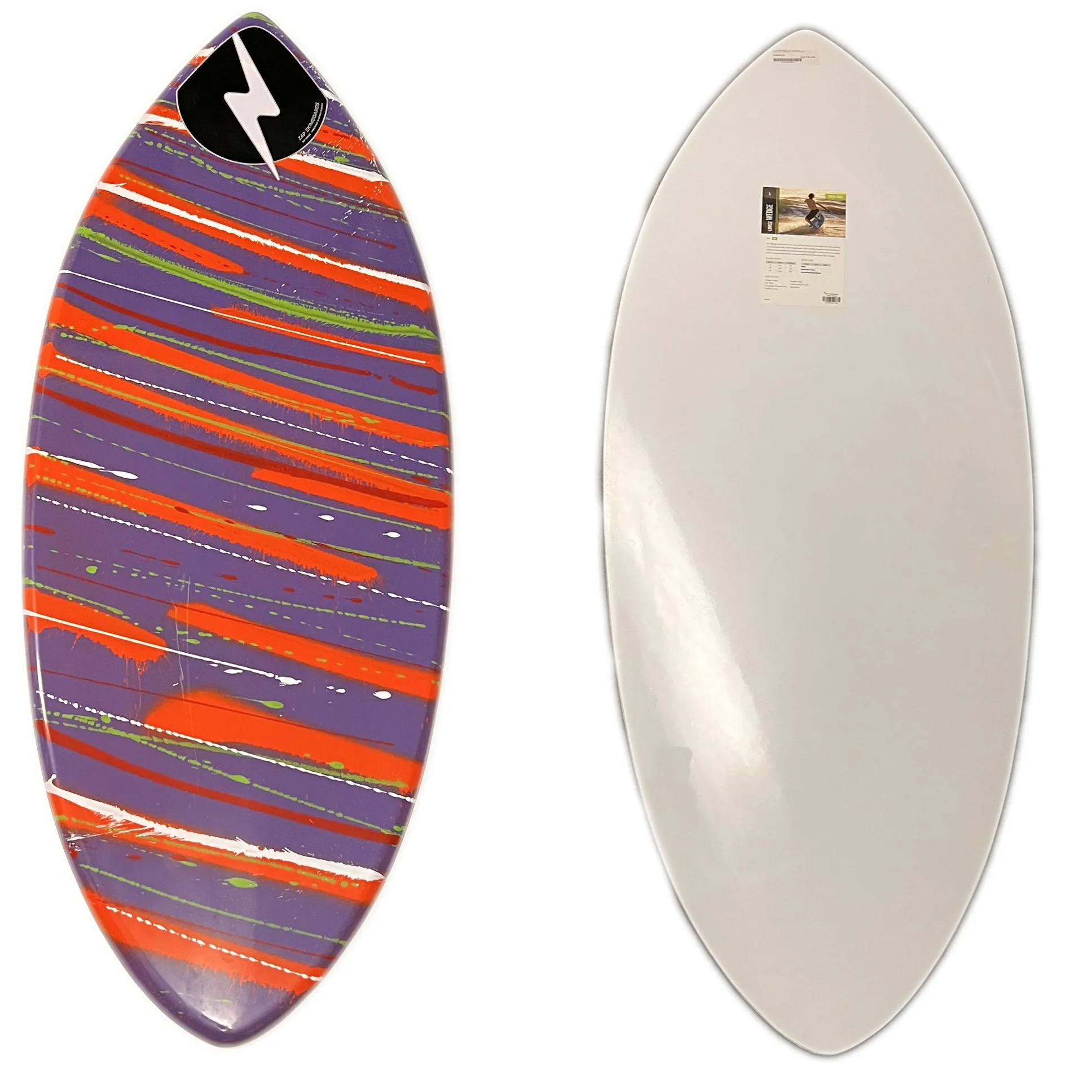 Zap Large Wedge 49" Skimboard Purple